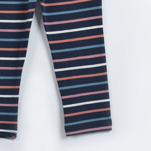 Stone Harbor Girl's Leggings GIRL'S STONE HARBOR NAVY STRIPER LEGGING