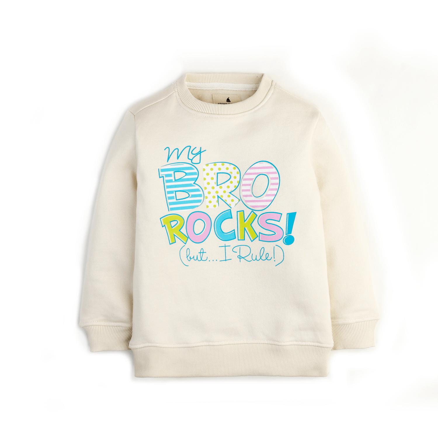 Stone Harbor Girl's Sweatshirt Beige / 2-3 Y GIRL'S ROCKS FLEECE SWEATSHIRT