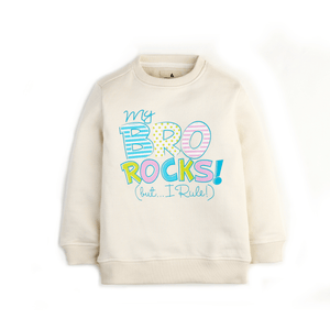 Stone Harbor Girl's Sweatshirt Beige / 2-3 Y GIRL'S ROCKS FLEECE SWEATSHIRT