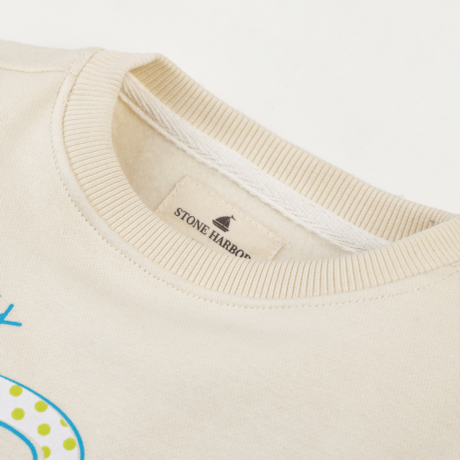 Stone Harbor Girl's Sweatshirt Beige / 2-3 Y GIRL'S ROCKS FLEECE SWEATSHIRT