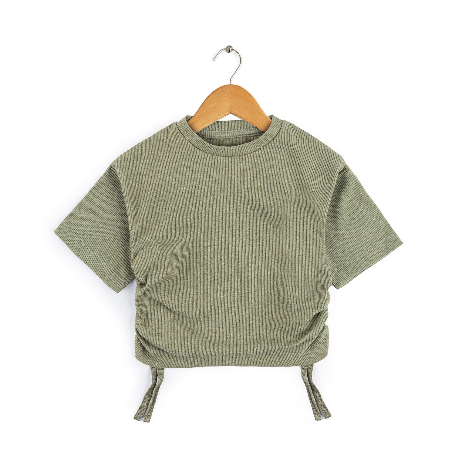 Stone Harbor Girl`s T-Shirt Olive / 3-4 Y GIRL'S STYLISH OLIVE TEE SHIRT