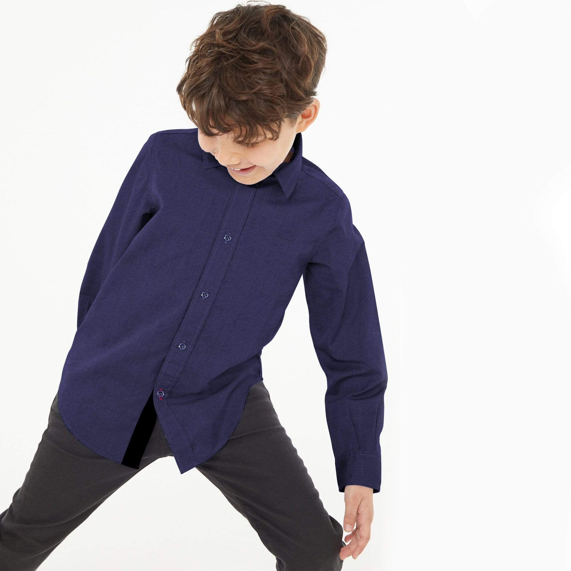 Stone Harbor Kid's Casual Shirt Dark Navy / 2-3 Years Boy's Stone Harbor Dark Navy Casual Shirt