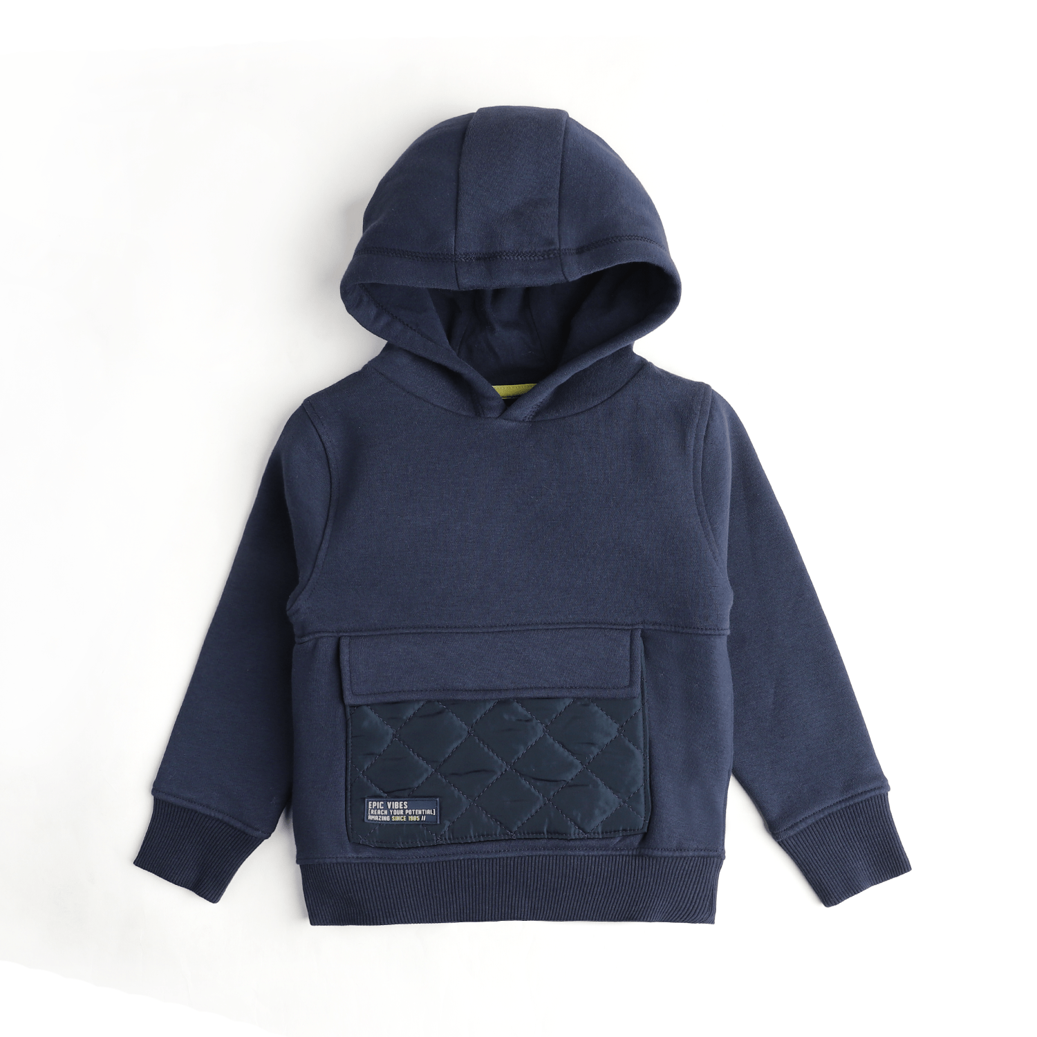 Stone Harbor Kid's Hoodie BOY'S NAVY FLEECE OVERHEAD HOODIE