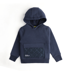 Stone Harbor Kid's Hoodie BOY'S NAVY FLEECE OVERHEAD HOODIE