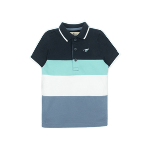 Stone Harbor Kid's Polo Shirt BOY'S COLOR BLOCK POLO SHIRT