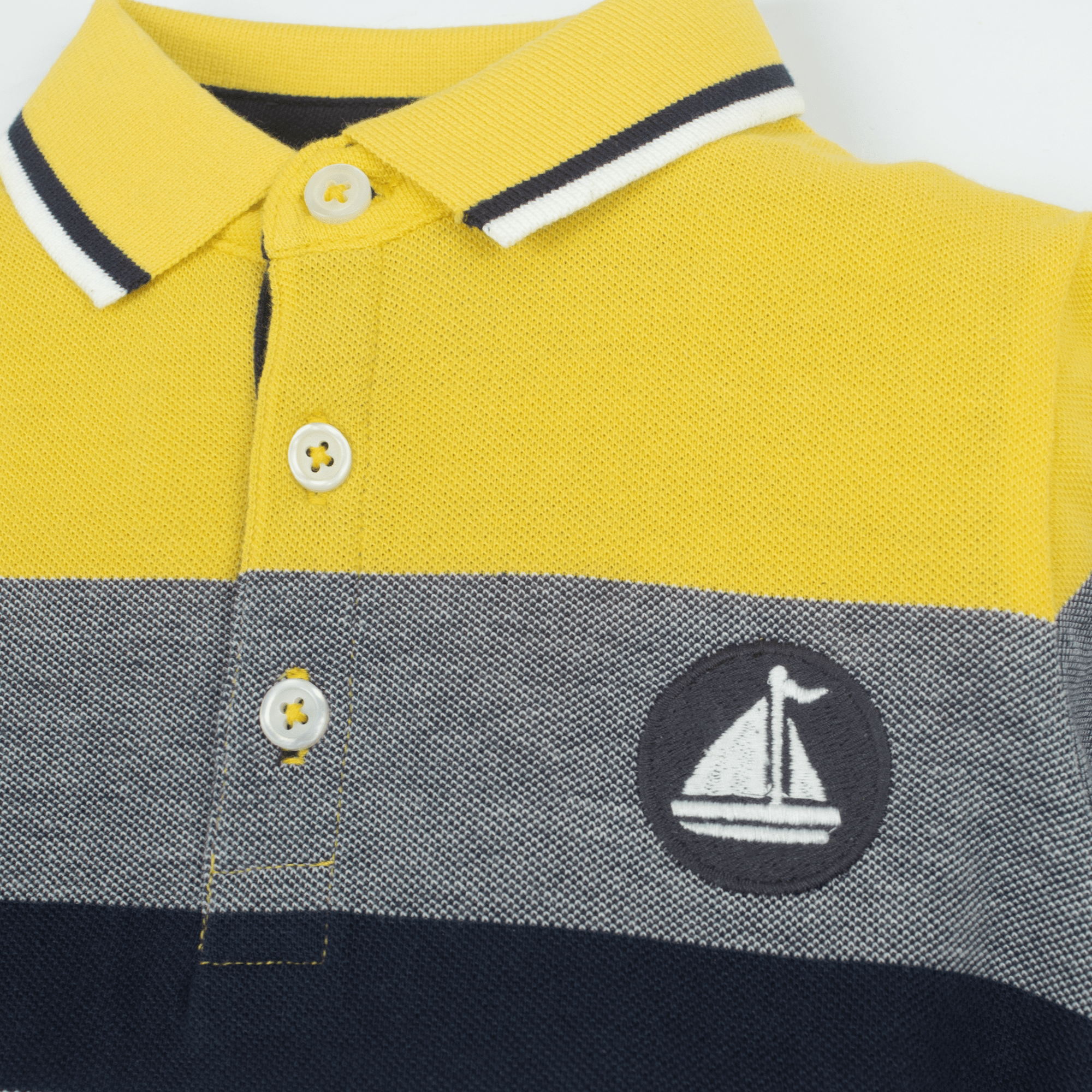 Stone Harbor Kid's Polo Shirt BOY'S SUPER SOFT STRIPER POLO SHIRT