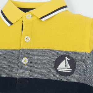 Stone Harbor Kid's Polo Shirt BOY'S SUPER SOFT STRIPER POLO SHIRT