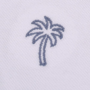Stone Harbor Kid's Polo Shirt BOY'S WHITE TIPPING POLO SHIRT