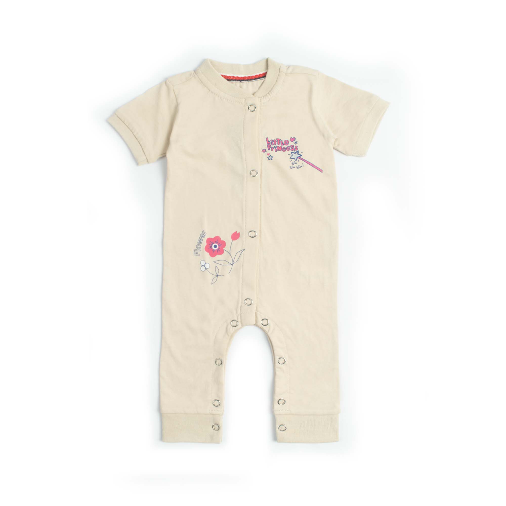 Stone Harbor Kid's Romper LITTLE PRINCES BEIGE ROMPER