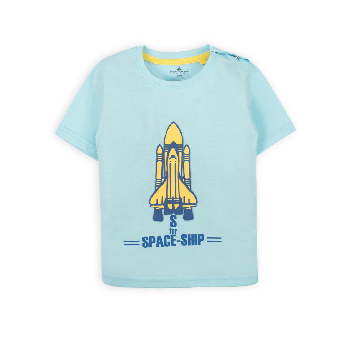 Stone Harbor Kid&#39;s T-Shirt MINI BOY&#39;S AQUA GRAPHIC T-SHIRT