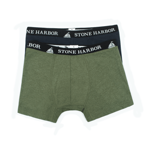 Stone Harbor Men's Boxers MEN'S BOXER TRUNKS PACK OF TWO