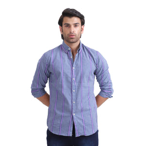 Stone Harbor Men's Casual Shirt Blue / S MEN'S STYLISH BLUE CASUAL SHIRT