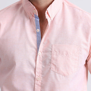 Stone Harbor Men's Casual Shirt Men's Stone Harbor Peach Casual Shirt