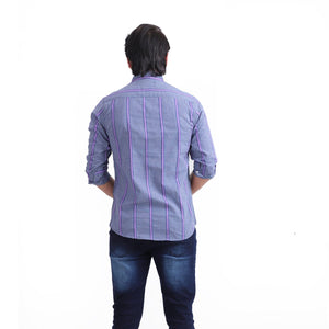 Stone Harbor Men's Casual Shirt MEN'S STYLISH BLUE CASUAL SHIRT