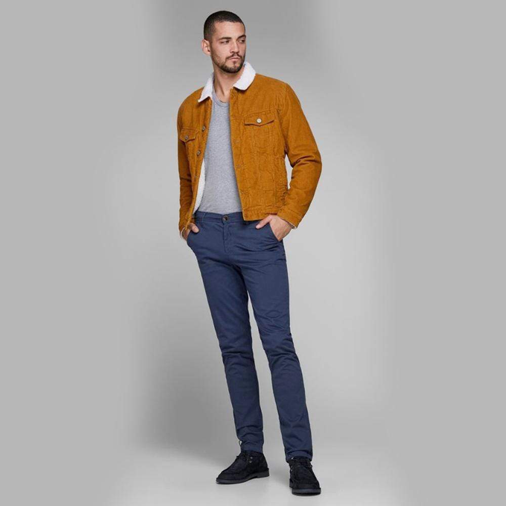 Stone Harbor Men's Cotton Pant MEN'S STONE HARBOR STANDARD NARROW BULE COTTON PANT
