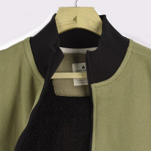 Stone Harbor Men's Jacket MEN'S STONE HARBOR CAMEL CONTRAST SLEEVE HEAVY FUR JACKET
