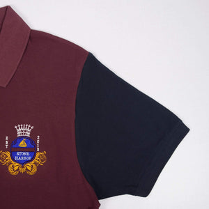 Stone Harbor Men's Polo Shirt MEN'S STONE HARBOR EST CROWN CONTRAST SLEEVES POLO SHIRT