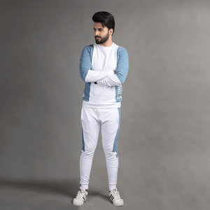 Stone Harbor Men's Rugby Shirt MEN'S GRAY PANELED TRACKSUIT