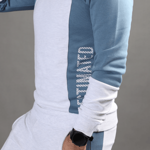 Stone Harbor Men's Rugby Shirt MEN'S GRAY PANELED TRACKSUIT