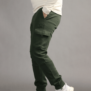 Stone Harbor Men's Sweat Pants MEN'S GREEN CARGO JOGGER PANT