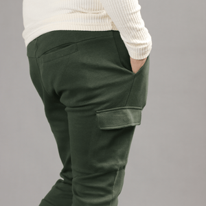 Stone Harbor Men's Sweat Pants MEN'S GREEN CARGO JOGGER PANT