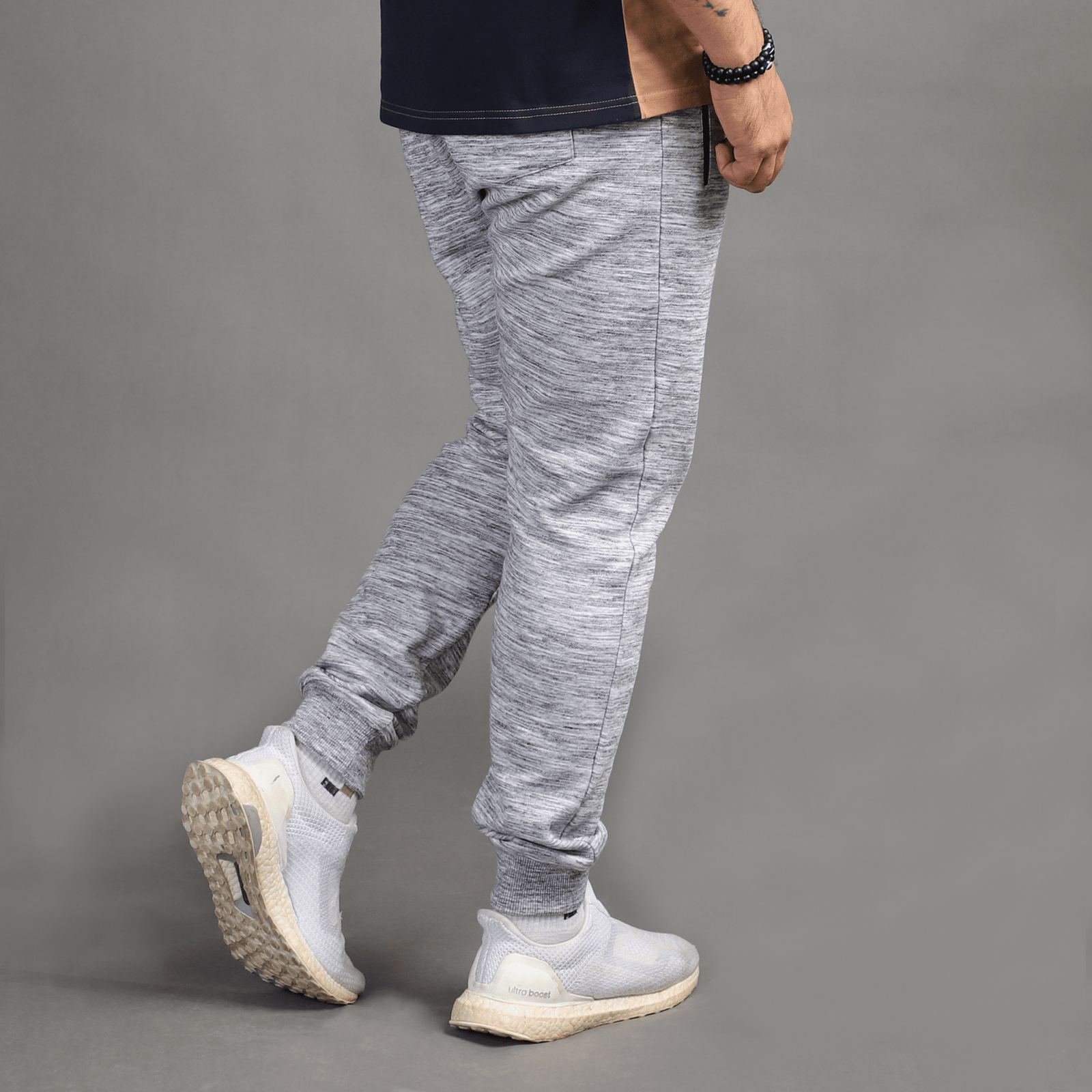 MEN S GREY TEXTURED JOGGER TROUSER Stoneharbor .pk