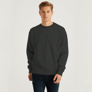 Stone Harbor Men's Sweatshirt MEN'S CHARCOAL FLEECE SWEATSHIRT