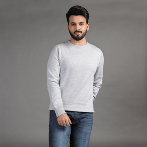 Stone Harbor Men's Sweatshirt MEN'S GREY FLEECE SWEATSHIRT