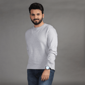 Stone Harbor Men's Sweatshirt MEN'S GREY FLEECE SWEATSHIRT
