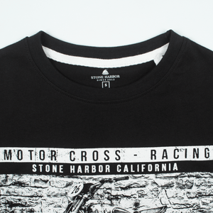 Stone Harbor Men's T-Shirt MEN'S PREMIUM JET BLACK T-SHIRT