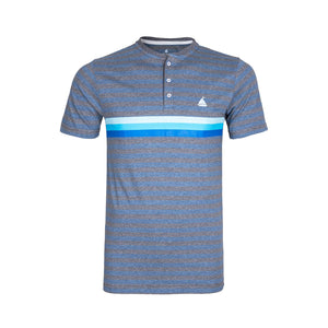 Stone Harbor Men's T-Shirt Striper / S MEN'S MUSCLE FIT HENLEY NECK TEE SHIRT