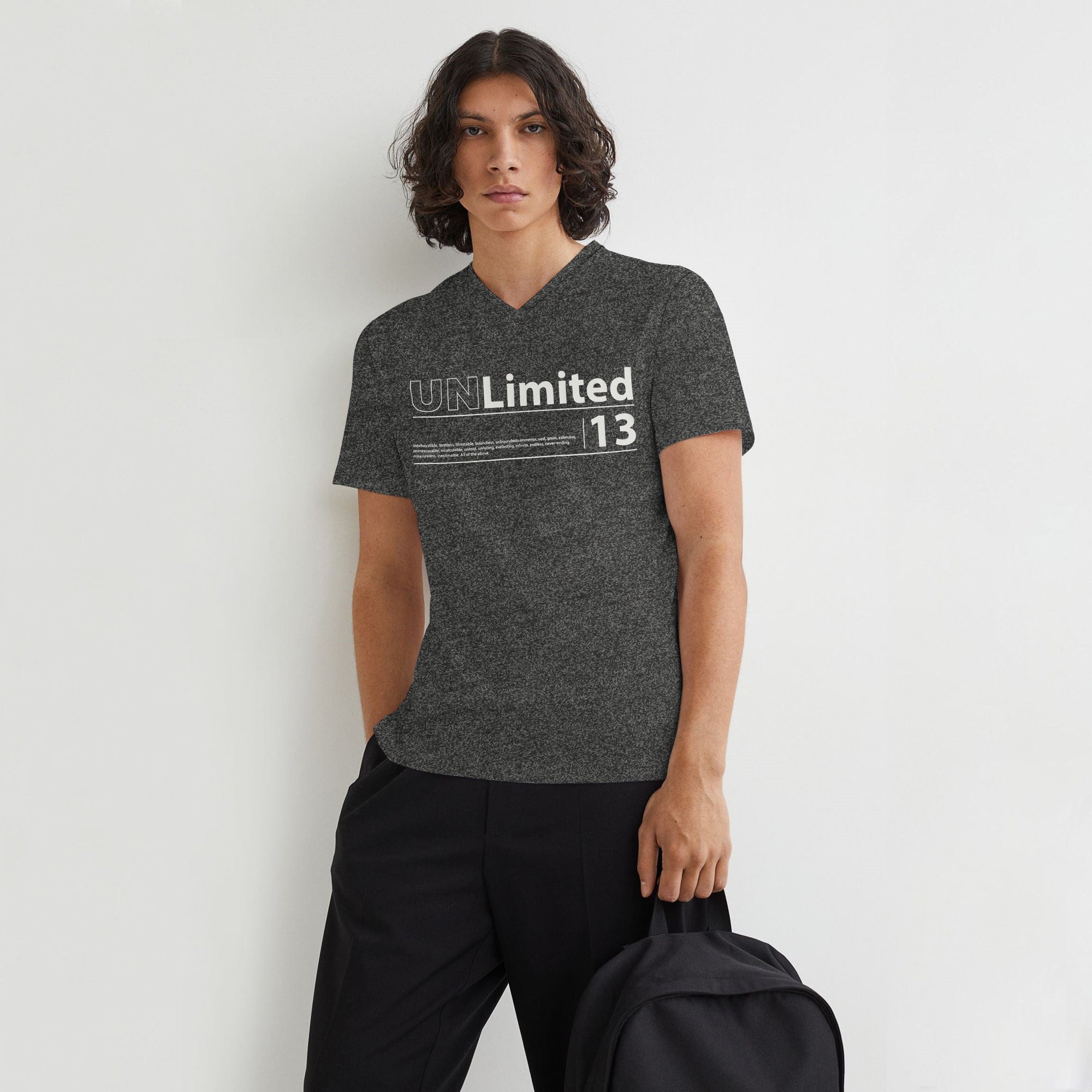 Stone Harbor Men's Tee Shirt Charcoal / S MEN'S UNLIMITED CHARCOAL TEXTURED TEE SHIRT