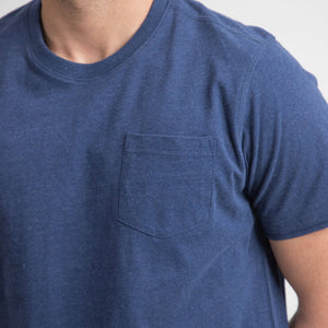 Stone Harbor Men's Tee Shirt MEN'S BLUE POCKET TEE SHIRT