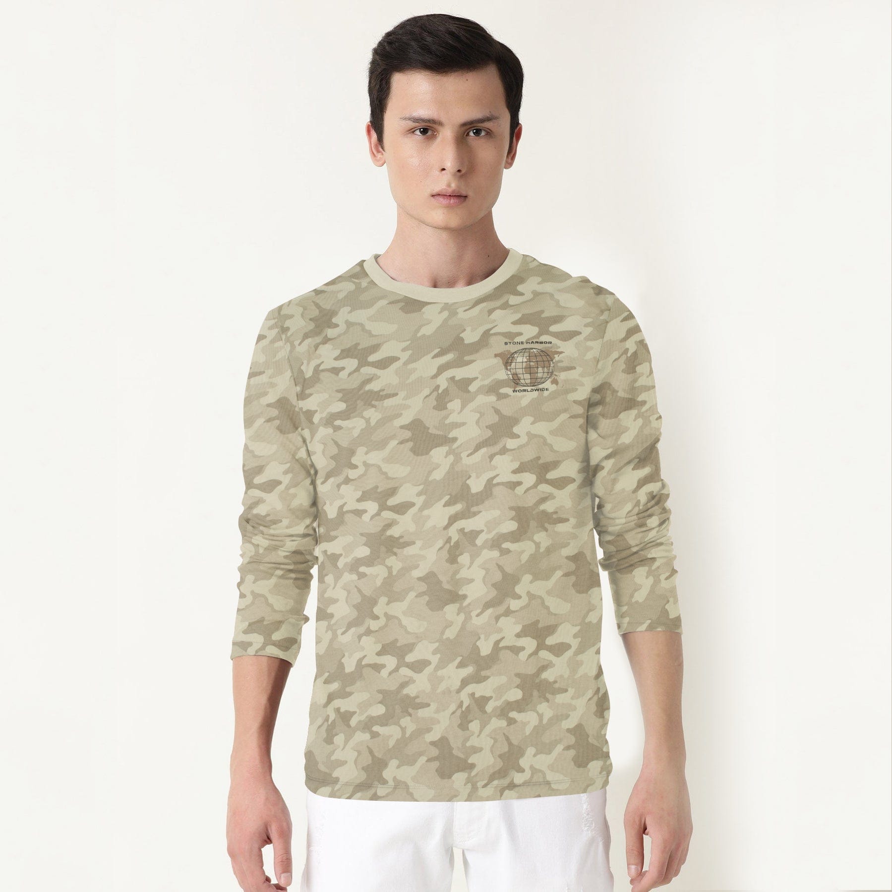 Stone Harbor Men's Tee Shirt MEN'S CAMO LONG SLEEVES T-SHIRT