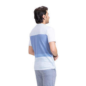Stone Harbor Men's Tee Shirt MEN'S DYED SKY STRIPER TEE SHIRT