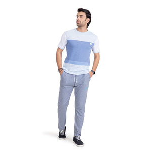 Stone Harbor Men's Tee Shirt MEN'S DYED SKY STRIPER TEE SHIRT
