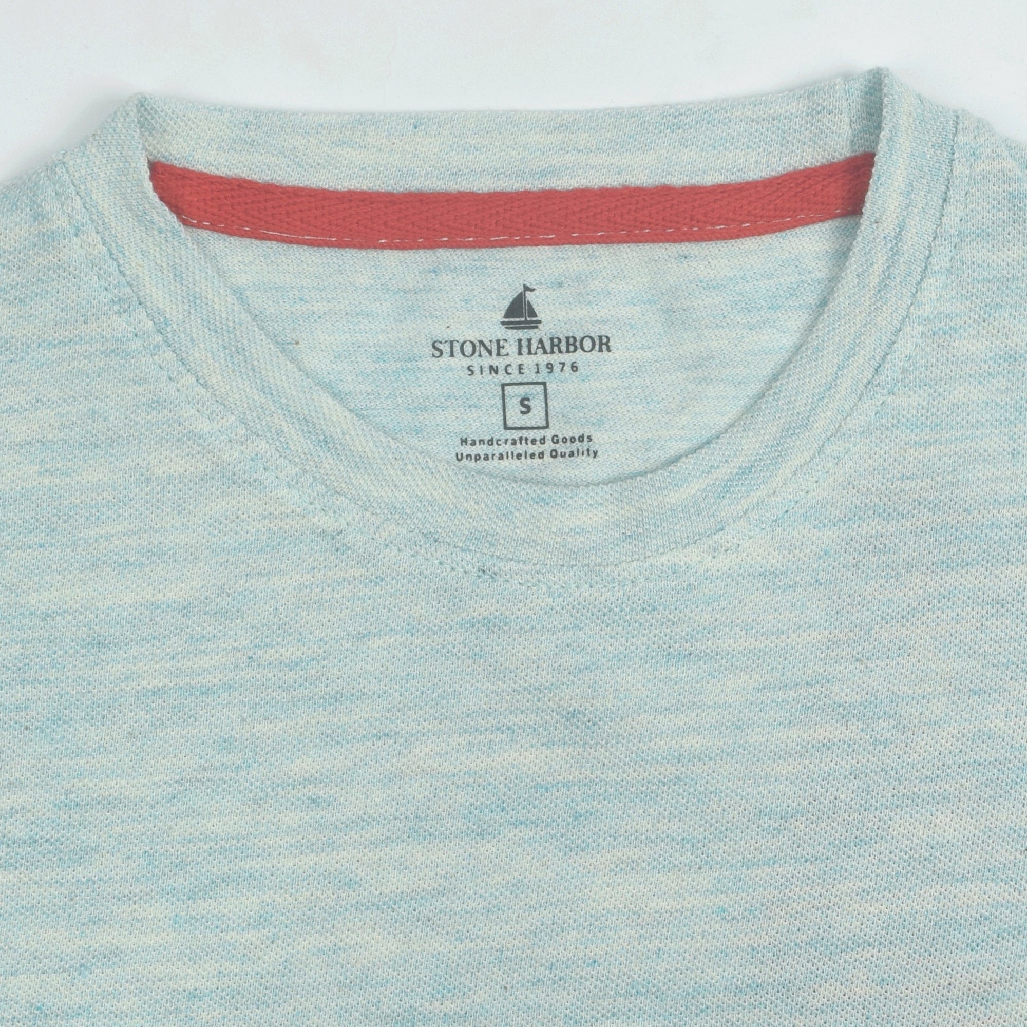 Stone Harbor Men's Tee Shirt MEN'S NATURAL AQUA TEE SHIRT