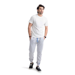 Stone Harbor Men's Tee Shirt MEN'S OFF WHITE MELANGE CREW TEE SHIRT