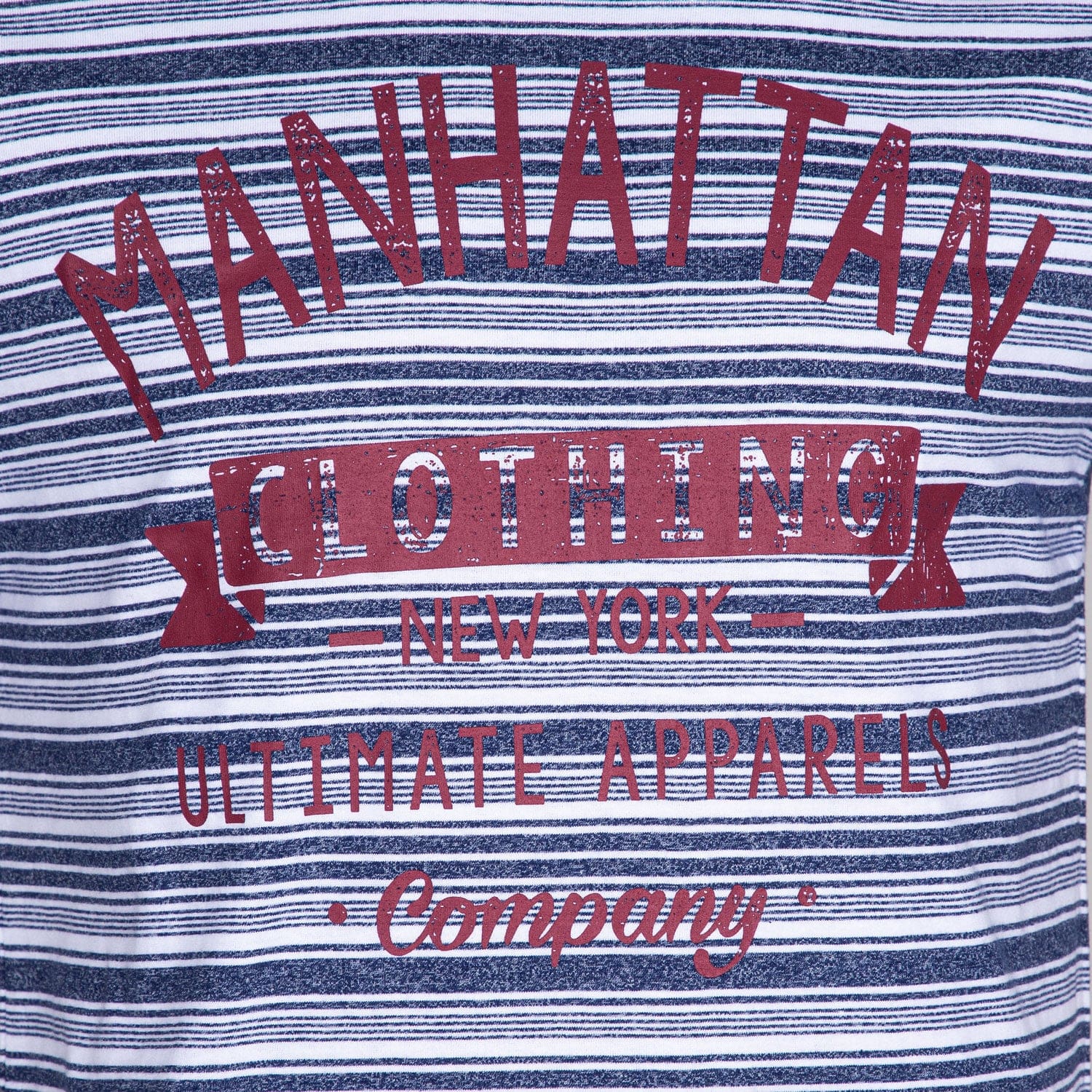 Stone Harbor Men's Tee Shirt MEN'S STRIPED BASIC TEE SHIRT