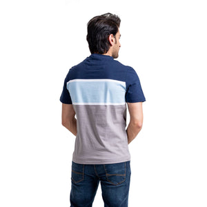 Stone Harbor Men's Tee Shirt MEN'S YARN DYED PANELS TEE SHIRT