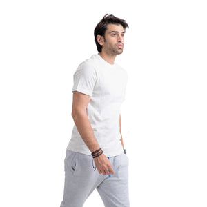 Stone Harbor Men's Tee Shirt OFF White / S MEN'S OFF WHITE MELANGE CREW TEE SHIRT