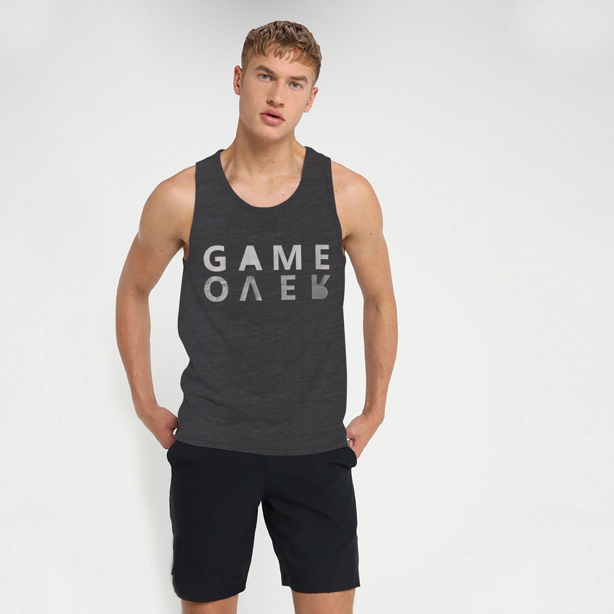 Stone Harbor Men's Vest Charcoal / S MEN'S CHARCOAL PRINTED VEST