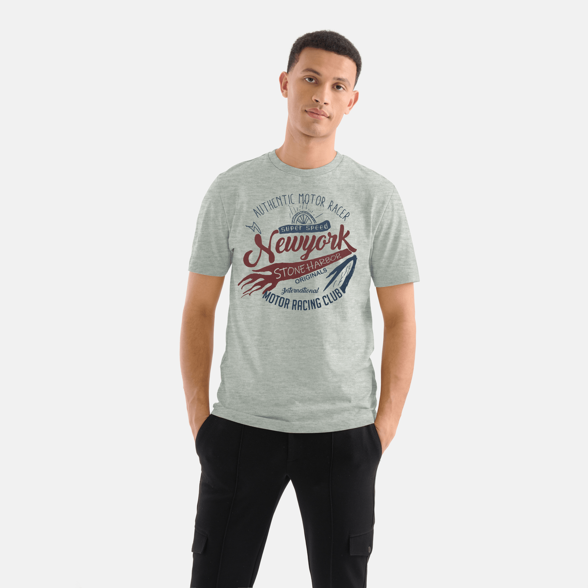 Stone Harbor T-shirts MEN'S AUTHENTIC RACER T-SHIRT