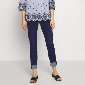 Stone Harbor Women Denim Dark Blue / W-28 Women's STONE HARBOR DARK BLUE STRETCHY JEANS