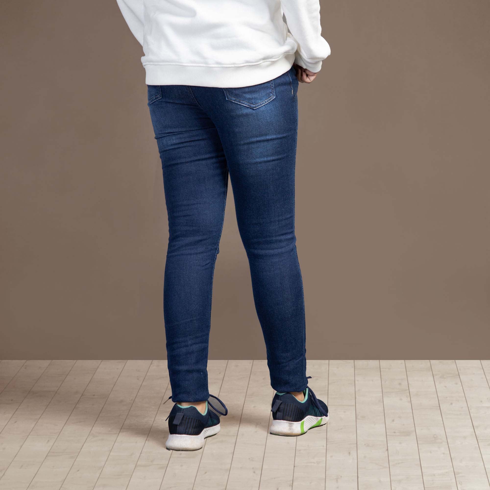 Stone Harbor Women Denim WOMEN'S STONE HARBOR BLUE FADED SLIM FIT DENIM JEANS