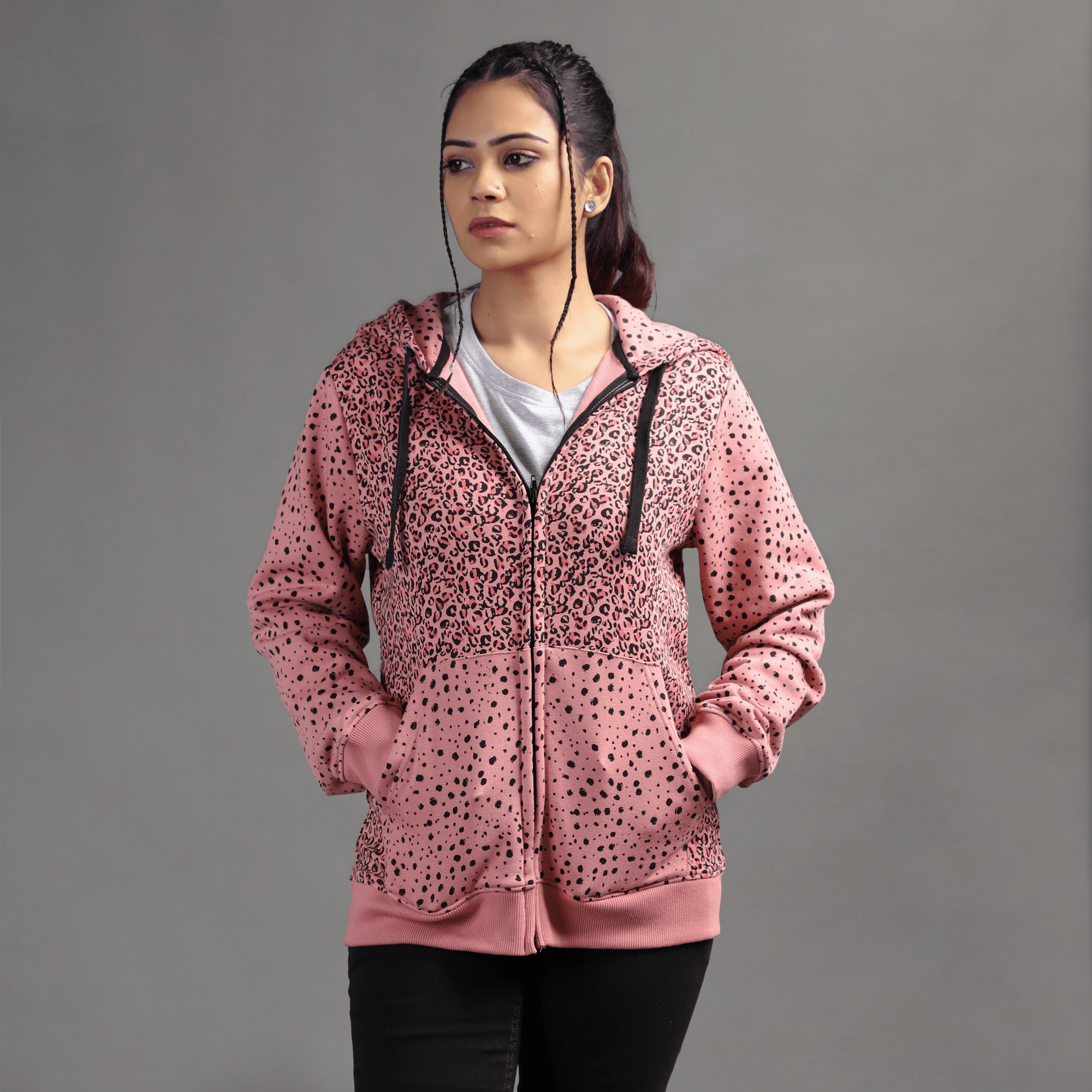 Stone Harbor Women Hoodie WOMEN'S AOP SUPER SOFT FLEECE HOODIE