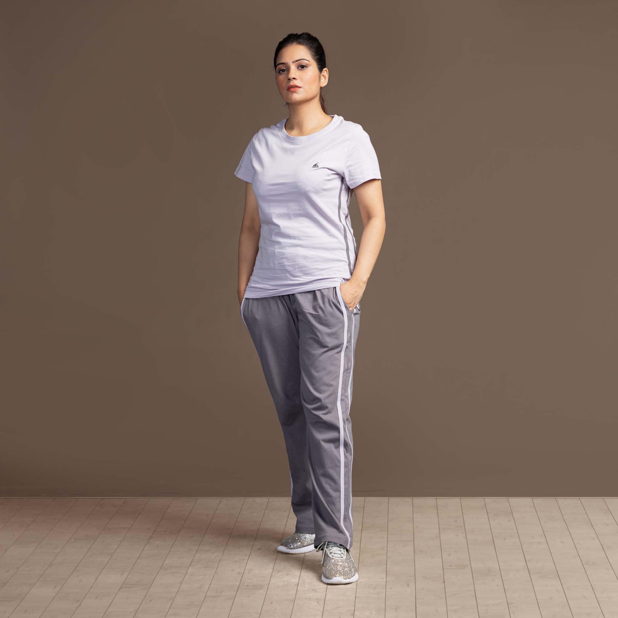 Stone Harbor WOMEN'S TRACK SUITE WOMEN'S LILAC EXCLUSIVE TWIN SET