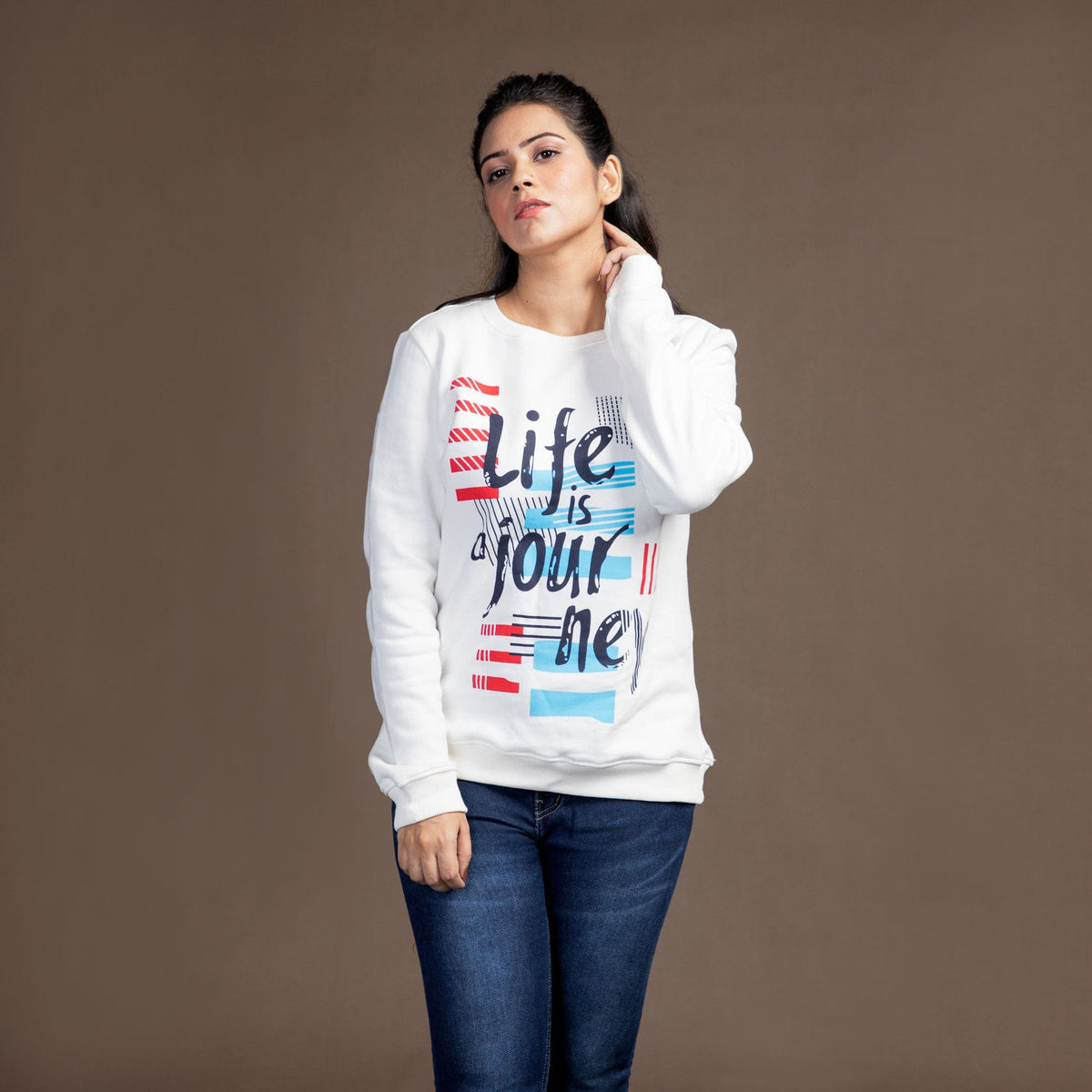 Stone Harbor Women Sweatshirt WOMEN&#39;S SUPER COZY FLEECE SWEATSHIRT