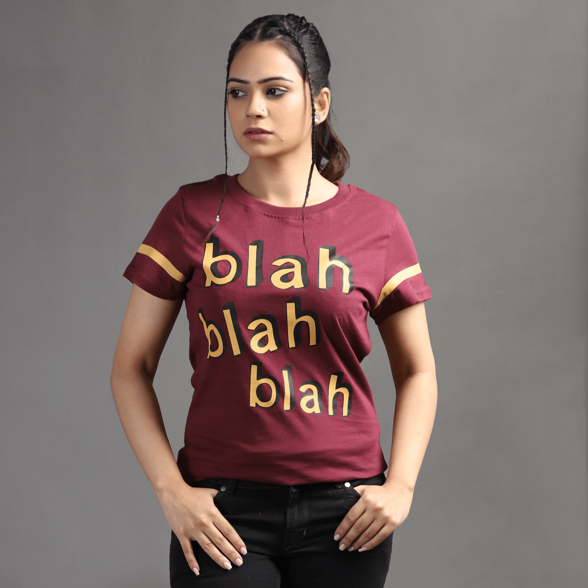 Stone Harbor Women T Shirt Maroon / S (10) WOMEN'S VIBRANT HUE GRAPHIC TEE SHIRT